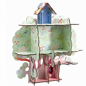 Объемный пазл - Домик Белочки (Djeco, DD03200k)